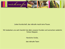 Tablet Screenshot of naehcafe.com